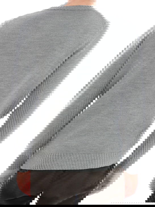Kangra Maglia Kangra Girocollo Grigio Promozione Limitata