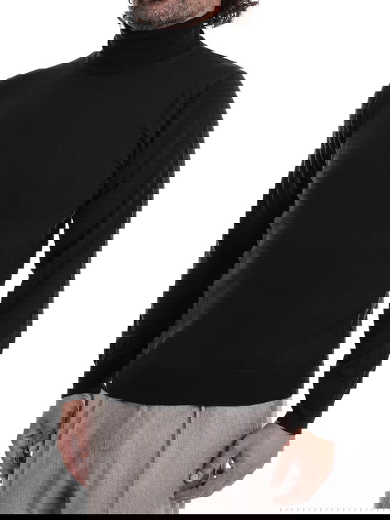 Kangra Maglia Kangra Dolcevita Merinos Nero Hotsell