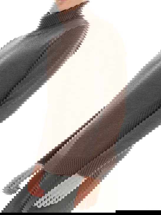 Kangra Maglia Kangra Dolcevita Marrone Saldi Di Fabbrica