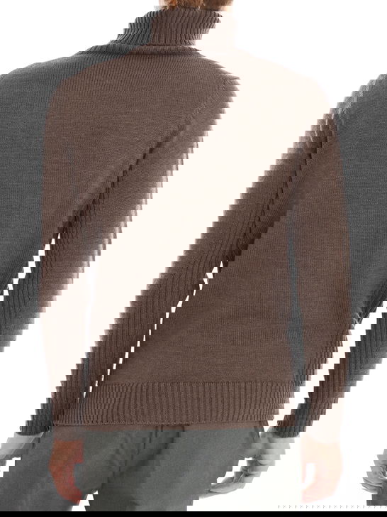 Kangra Maglia Kangra Dolcevita Marrone Saldi Di Fabbrica
