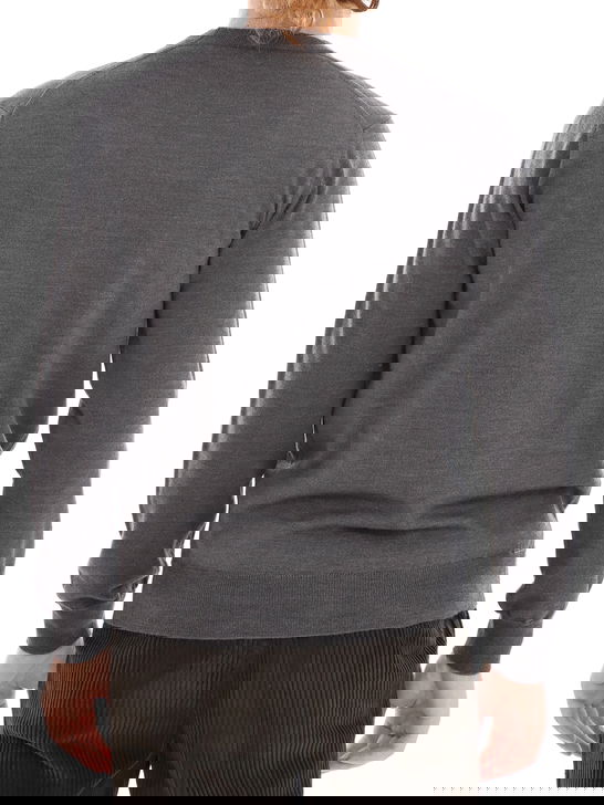 Kangra Cardigan Kangra Merinos Grigio Sconto di tempo limitato
