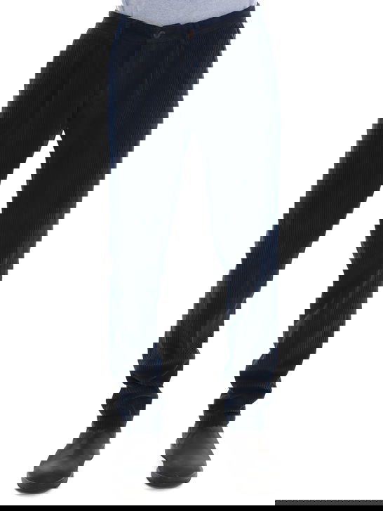 Devore Incipit Pantaloni Devore Incipit Velluto Rocciatore Blu Comprare a buon mercato