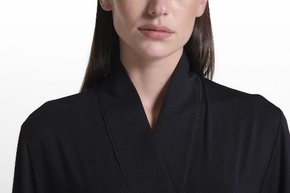 Verdiani Vestaglia Micromodal Tencel Qualità Garantita