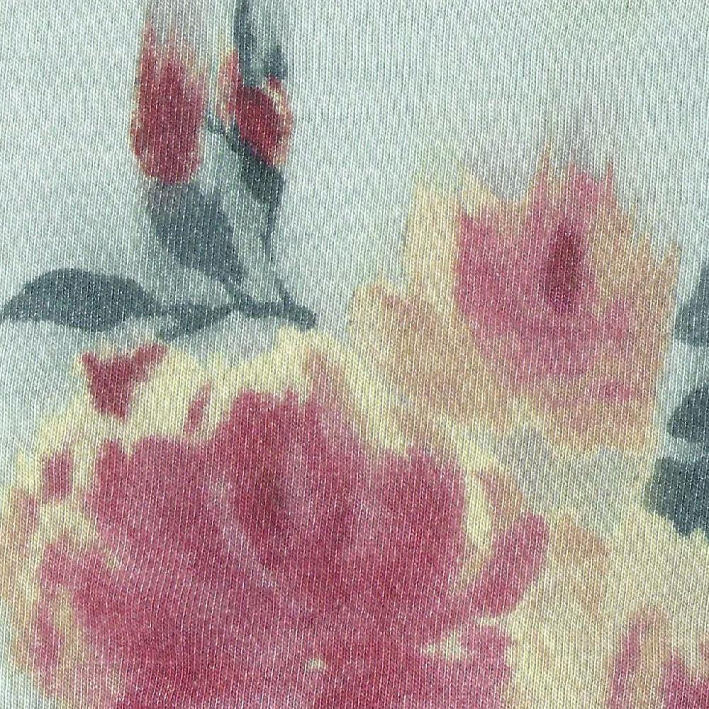 Verdiani Camicia Viscosa Stampa Fiore Prezzo Ridotto
