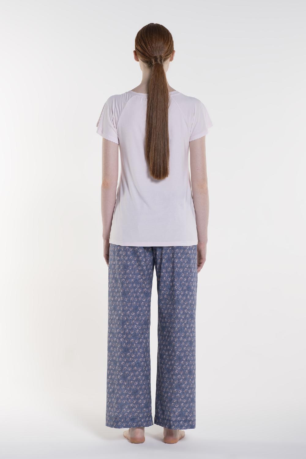 Verdiani Pigiama Modal Tencel+Mussola Cotone Saldi Di Fabbrica