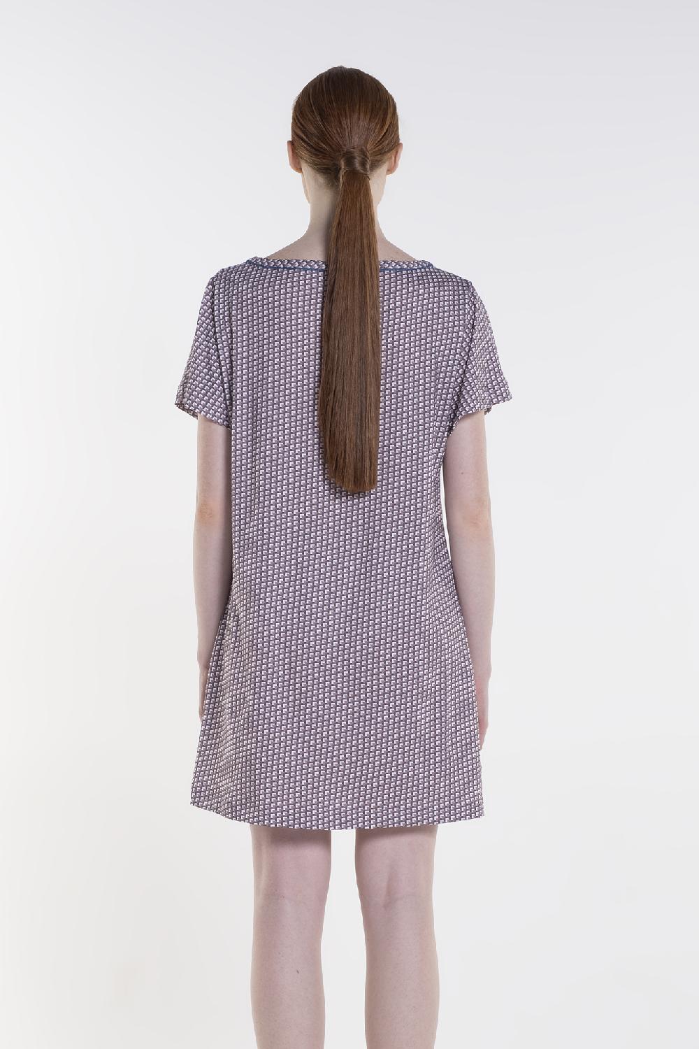 Verdiani Camicia Jersey Cotone Stampa In Linea