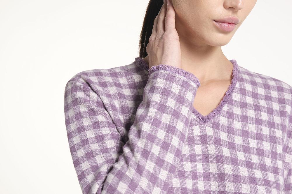 Verdiani Camicia Jacquard Vichy Presa