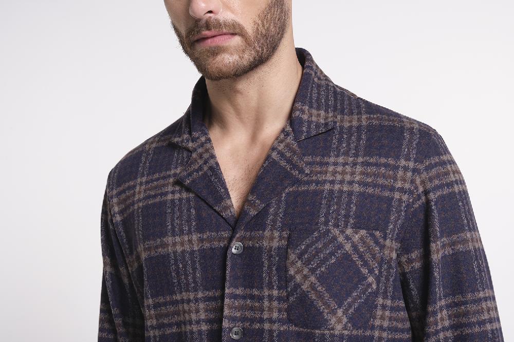 Verdiani Pigiama Punto Milano Jacquard Nuova