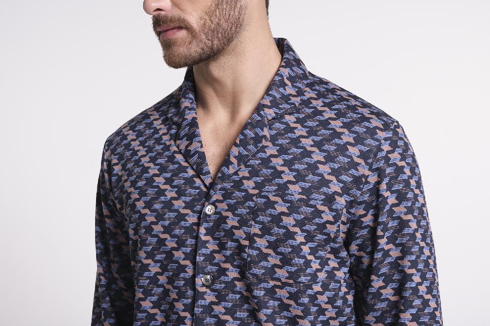 Verdiani Pigiama Jacquard Italia