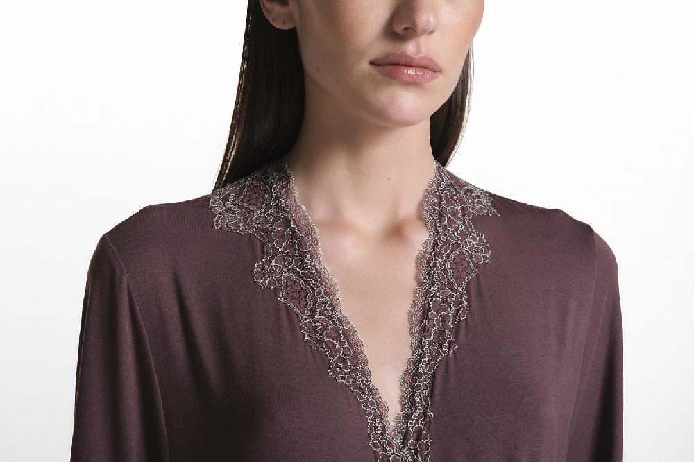 Verdiani Vestaglia Micromodal Tencel Offerta