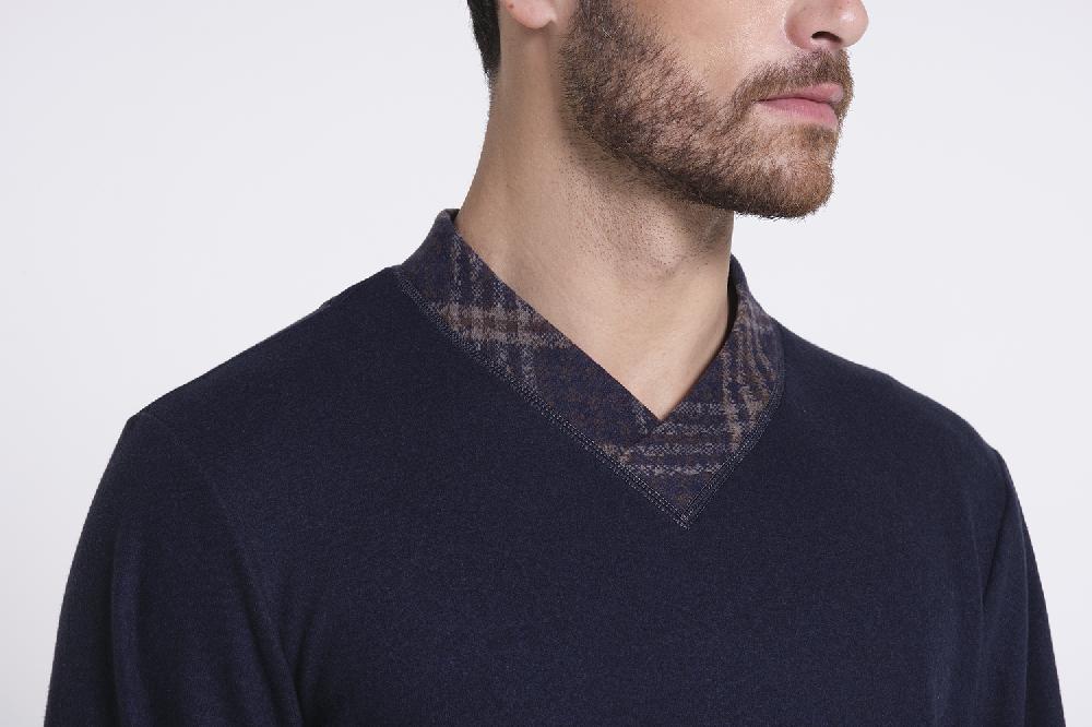 Verdiani Pigiama Punto Milano Jacquard Spedizione Gratuita