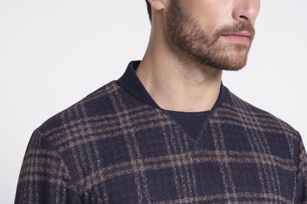 Verdiani Pigiama Punto Milano Jacquard Pezzi Unici