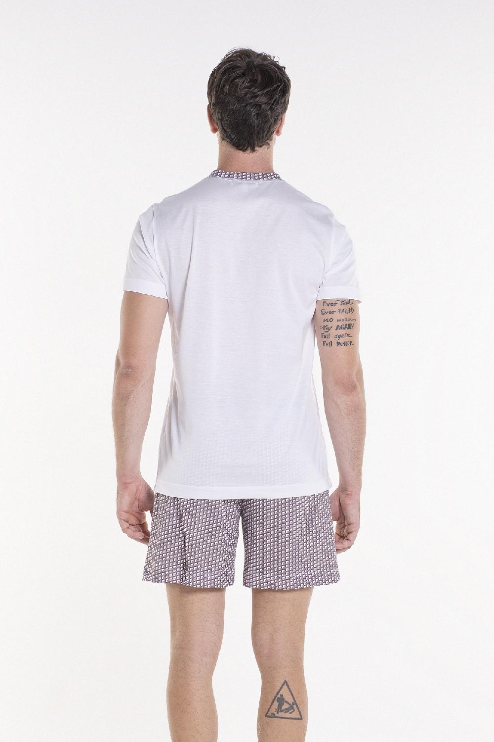 Verdiani Pigiama Jersey Cotone Stampa Outlet