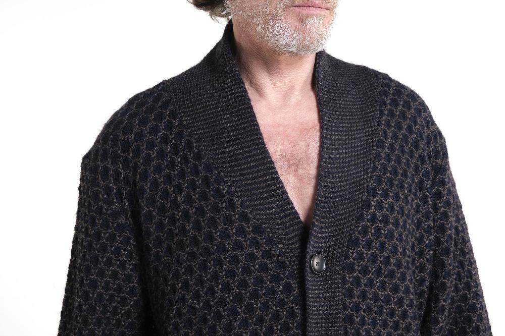 Verdiani Cardigan Misto Lana Alpaca Italy