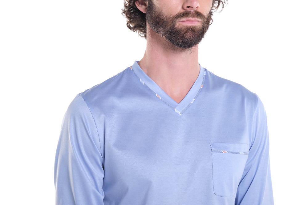 Verdiani Pigiama Jersey Cotone Mako’ + Navetta Riga Promozione