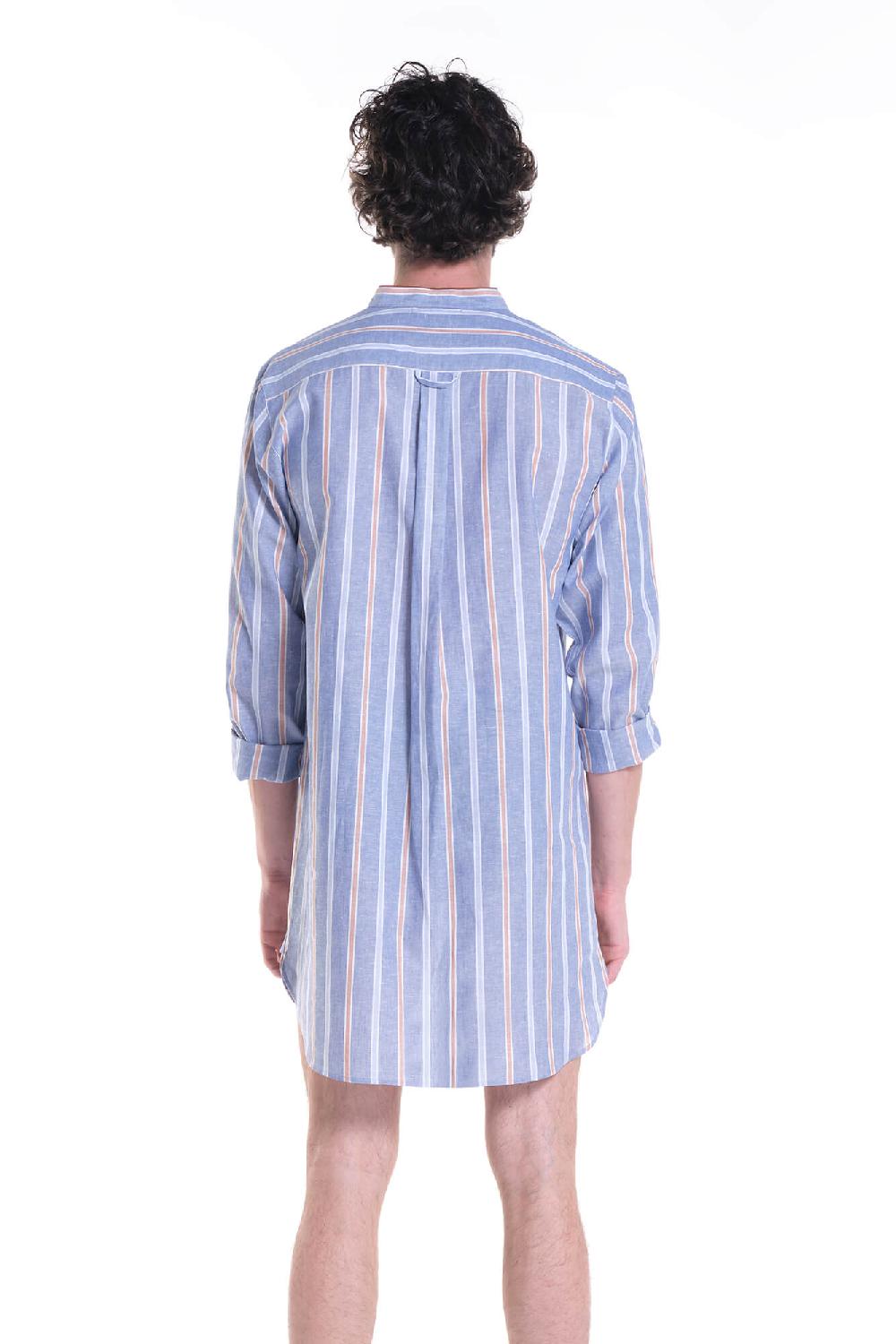 Verdiani Camicia Navetta Riga Lino/Cotone Soddisfazione Garantita