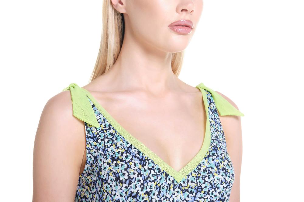 Verdiani Sottoveste Viscosa Floreale Sconto