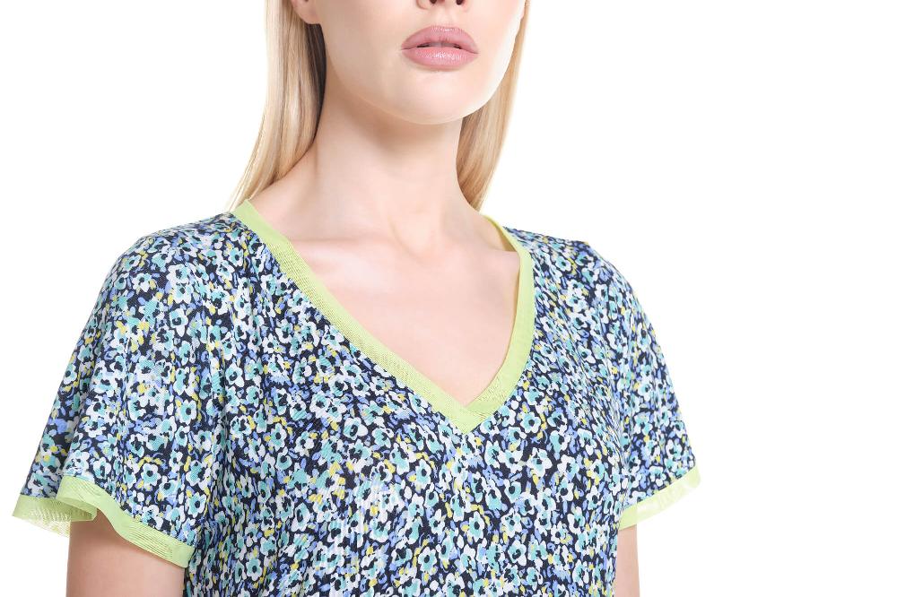 Verdiani Camicia Viscosa Floreale Offerta