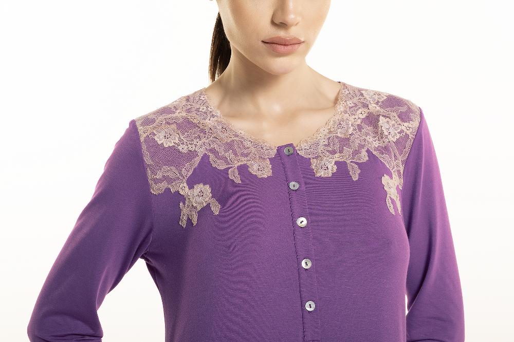 Verdiani Camicia Modal Tencel Frastaglio Negozio