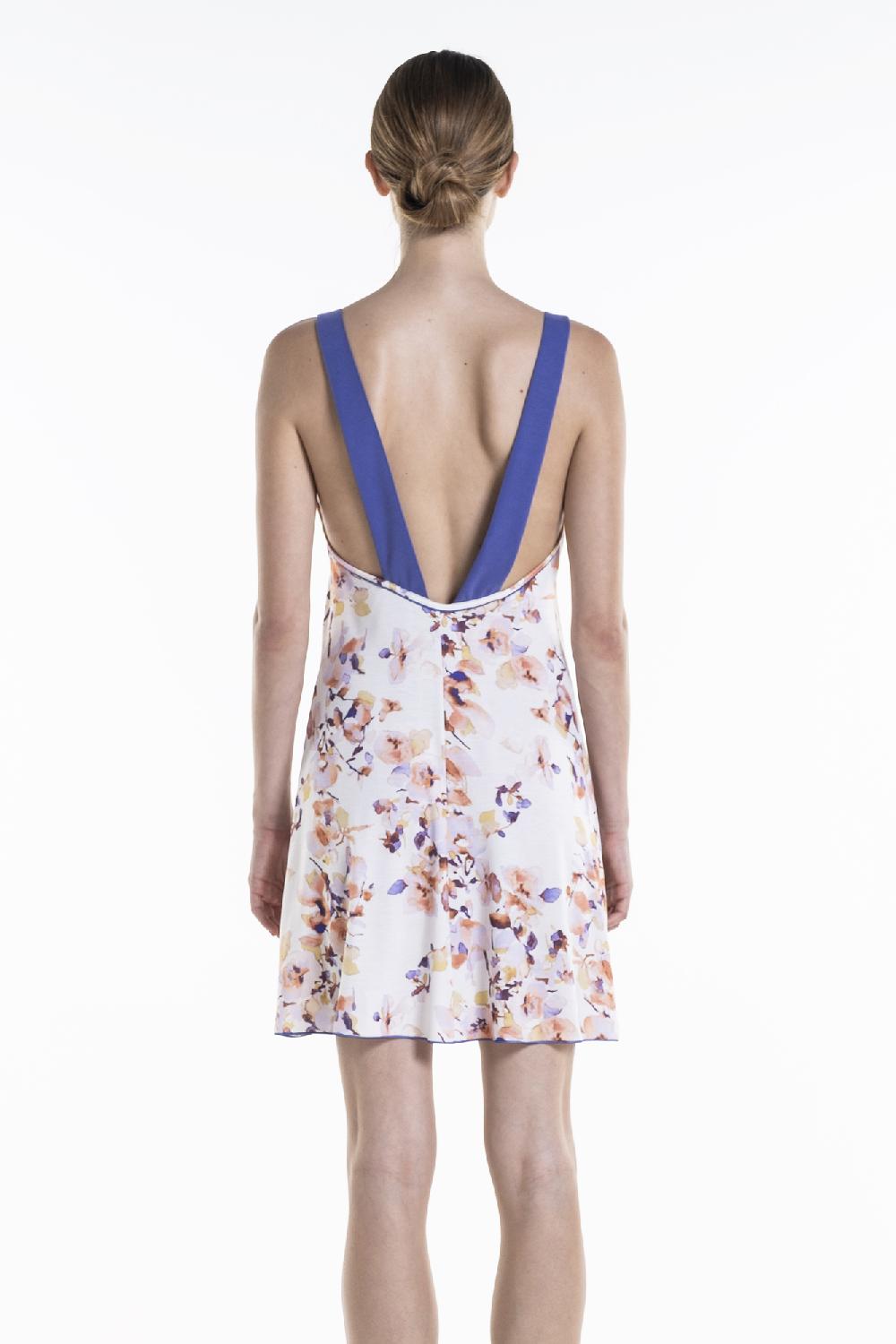 Verdiani Sottoveste Viscosa Stampa Fiore Shopping Online