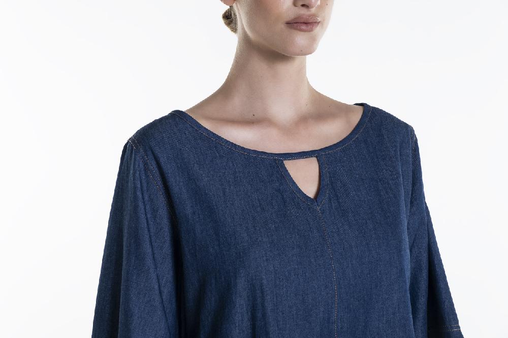 Verdiani Abito Denim In Saldo