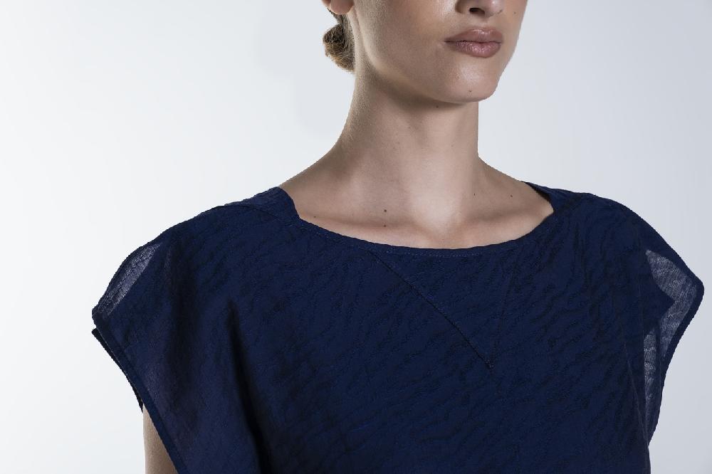 Verdiani Abito Cotone Jacquard 2025