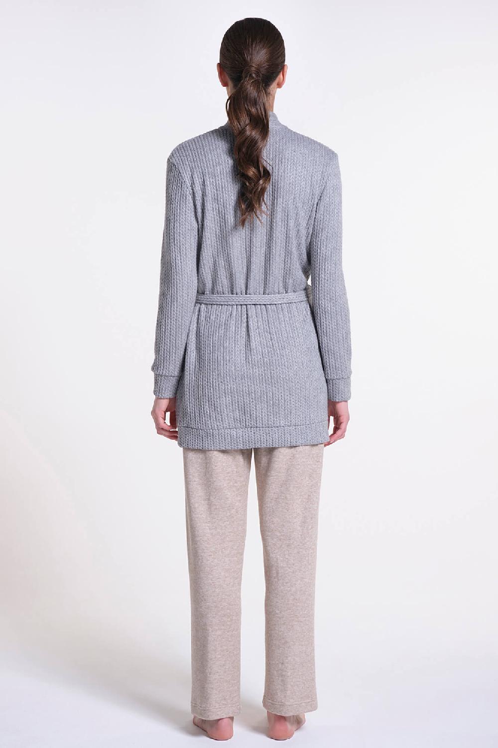 Verdiani Cardigan Maglia Treccia Qualità