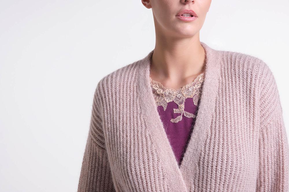 Verdiani Cardigan Misto Lana Mohair Promozione