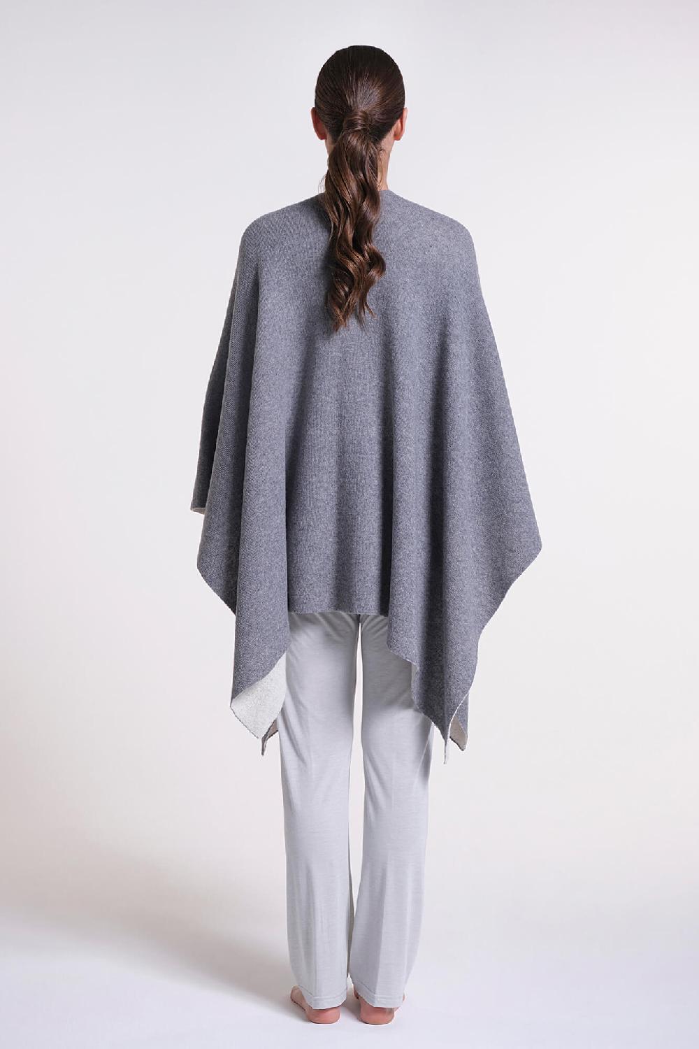 Verdiani Poncho Double Misto Lana Soddisfazione Garantita