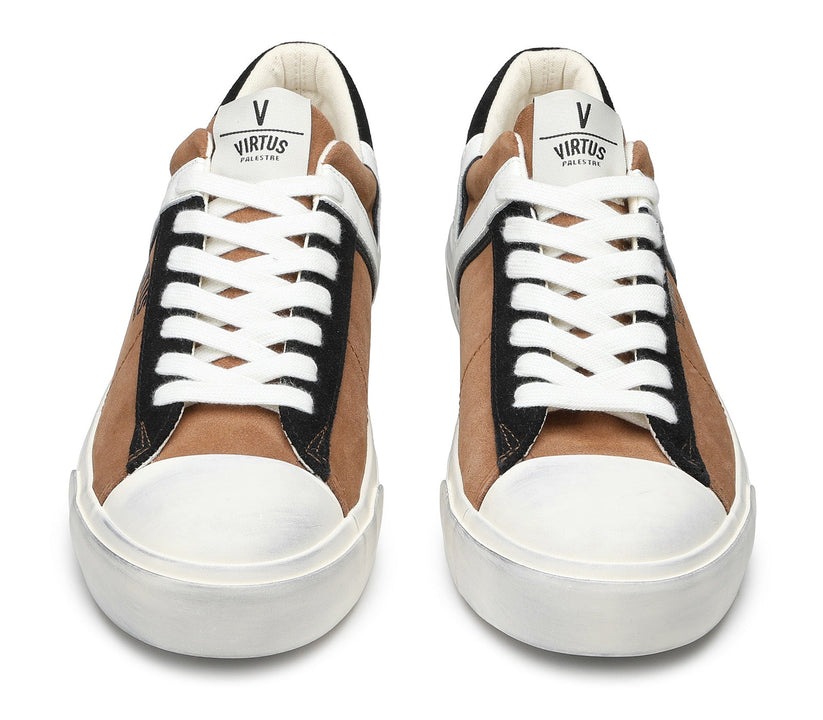 VIRTUS PALESTRE Rubby Low Suede Camel/Black 2025