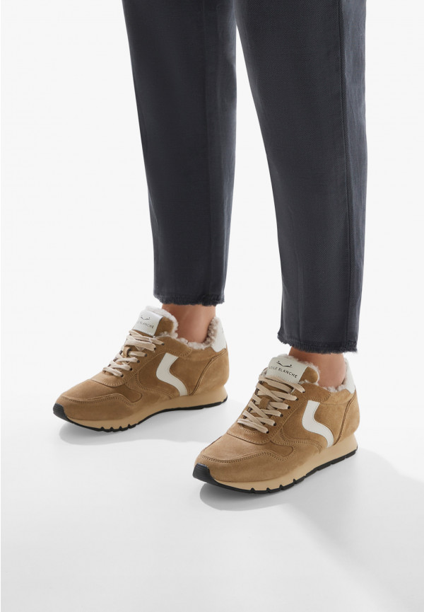 Voile Blanche JULIA PUMP FUR Economico