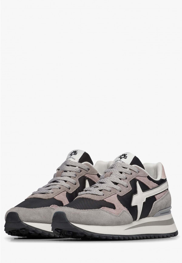 W6yz Sneakers in tessuto tecnico e suede Grigio -YAK-W Italia