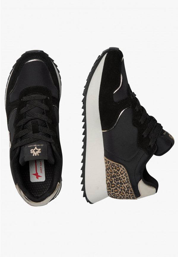W6yz Sneakers in suede e tessuto tecnico Rosa -JET-W Promozione
