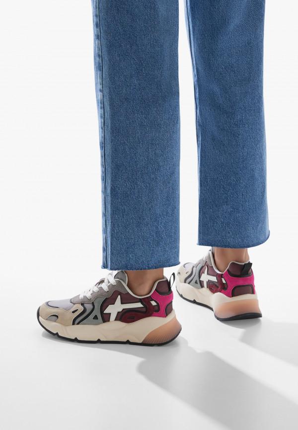 W6yz Sneakers in suede e tessuto tecnico Grigio -SARAH-W Shopping Online