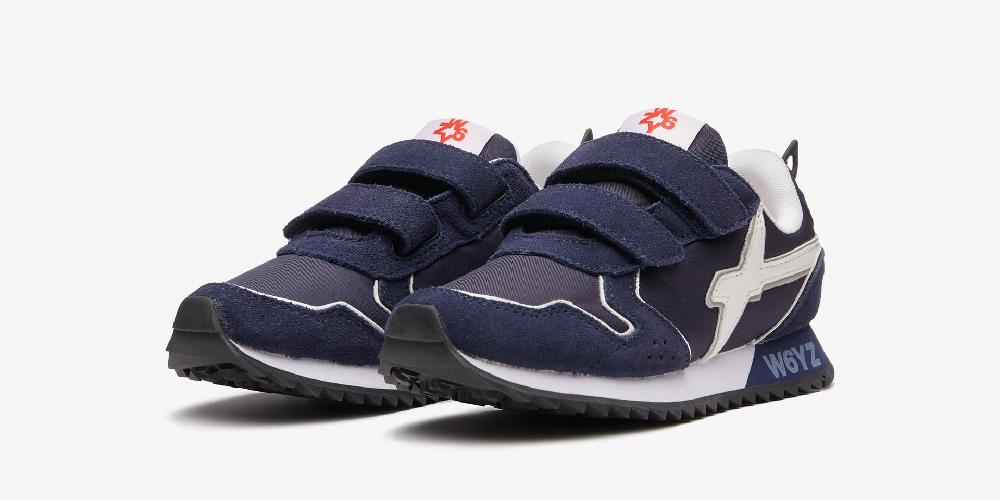 W6yz Sneakers con dettagli argentati Blu -JET VL-J Economico