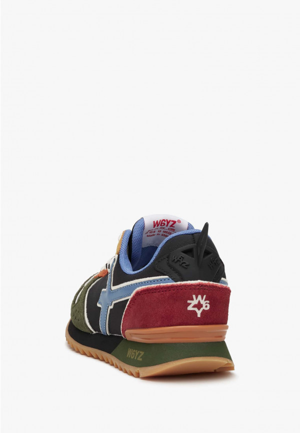 W6yz Sneakers in tessuto tecnico e suede Militare -JET-J Vendita Economica
