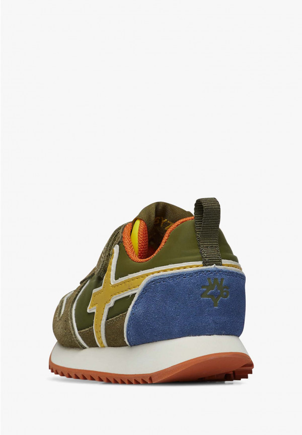 W6yz Sneakers in suede e tessuto tecnico Militare -JET-BABY 2025