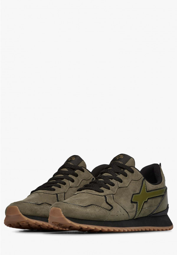 W6yz Sneakers in suede Militare -JET-M Nuovo