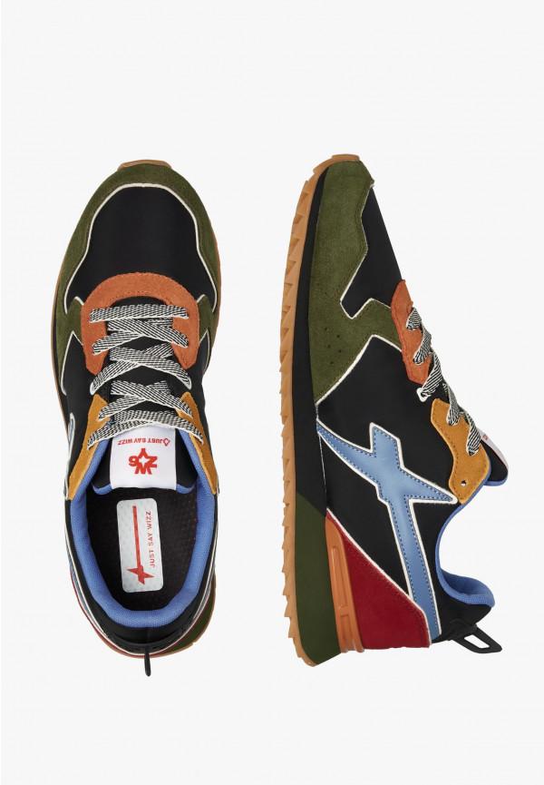 W6yz Sneakers in tessuto tecnico e suede Militare -JET-M Qualità