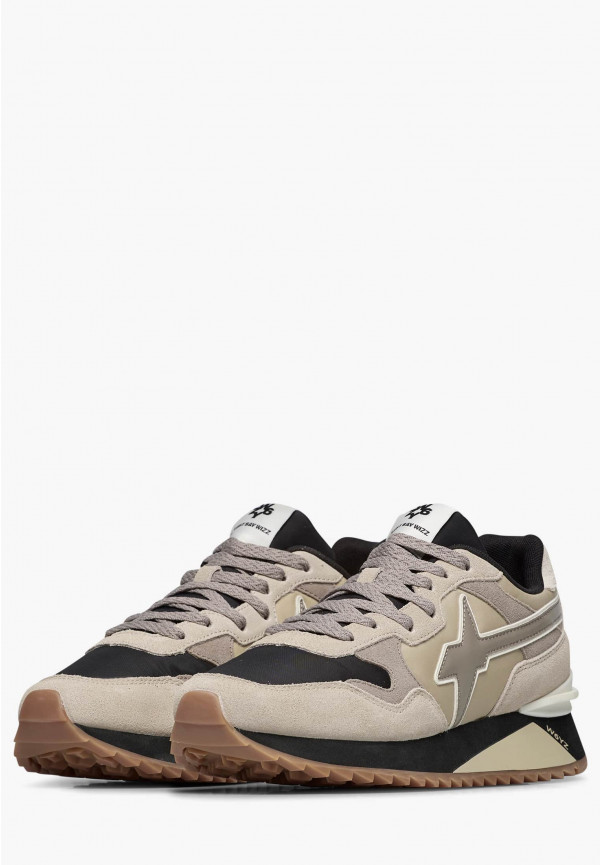 W6yz Sneakers in tessuto tecnico e suede Beige -YAK-M Online