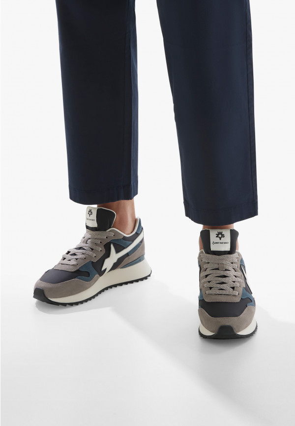 W6yz Sneakers in tessuto tecnico e suede Grigio -YAK-M Offerte