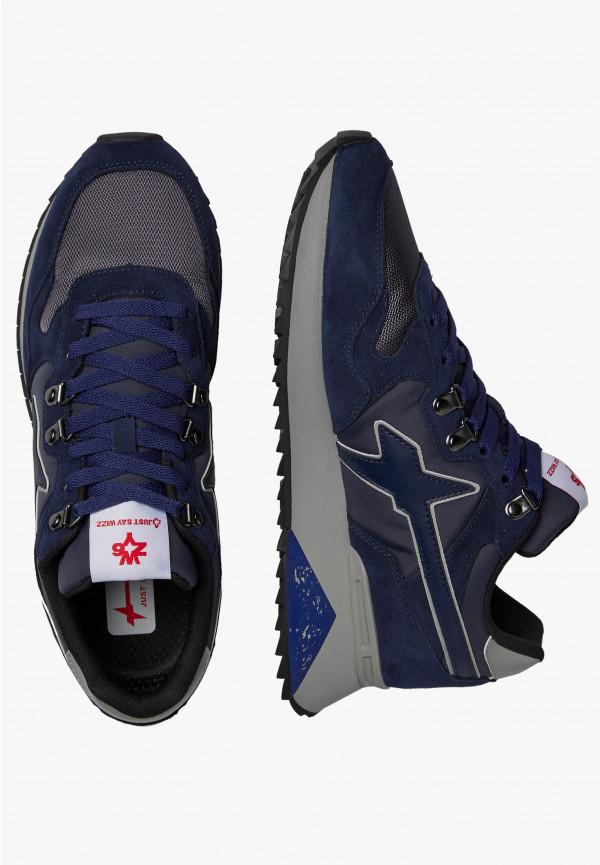 W6yz Sneakers in tessuto tecnico e suede Blu -YAK-M Hotsell