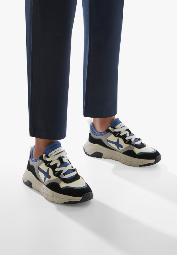 W6yz Sneakers in suede e tessuto tecnico Grigio -NEXT-M 2025