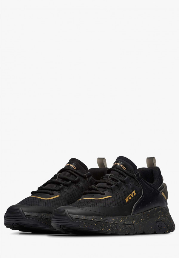 W6yz Sneakers in ecopelle e tessuto tecnico Nero -WILL-M Qualità