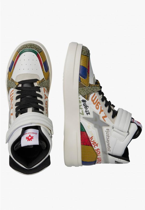 W6yz Sneakers alla caviglia in pelle Bianco -Q-UNI Qualità Garantita