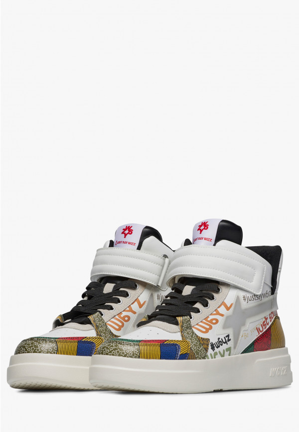 W6yz Sneakers alla caviglia in pelle Bianco -Q-UNI Qualità Garantita