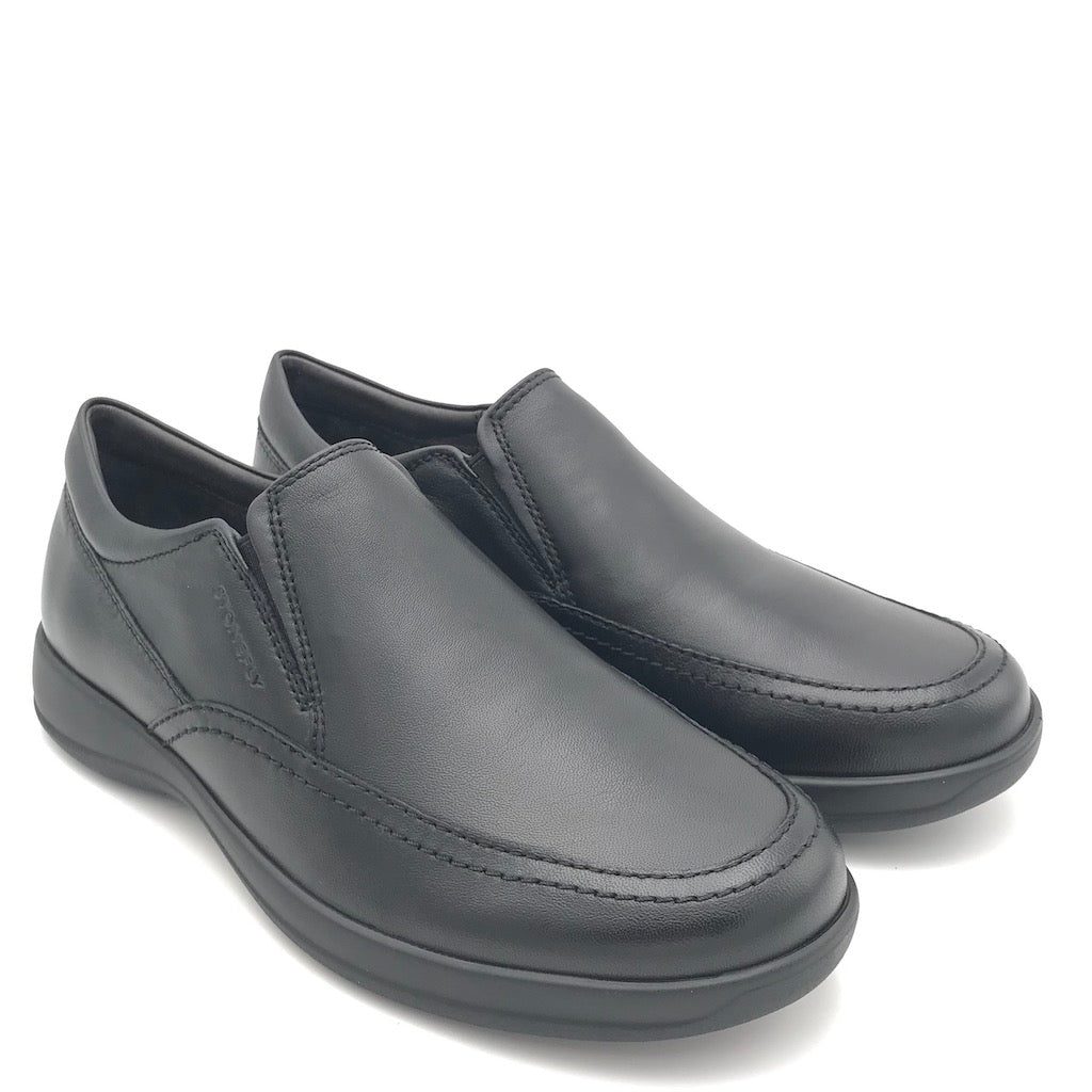 Zulian Calzature Scarpa Season in nappa nera Vendita Calda
