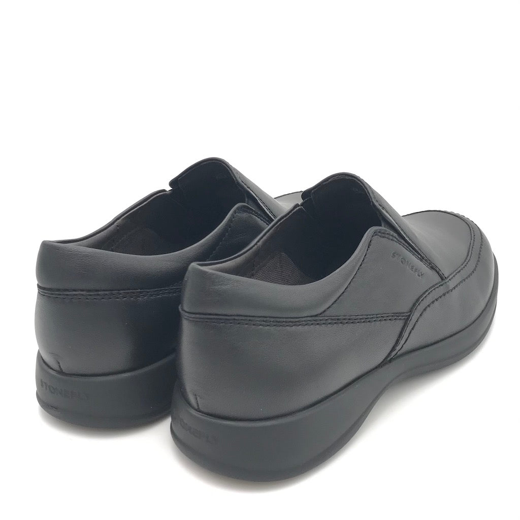 Zulian Calzature Scarpa Season in nappa nera Vendita Calda