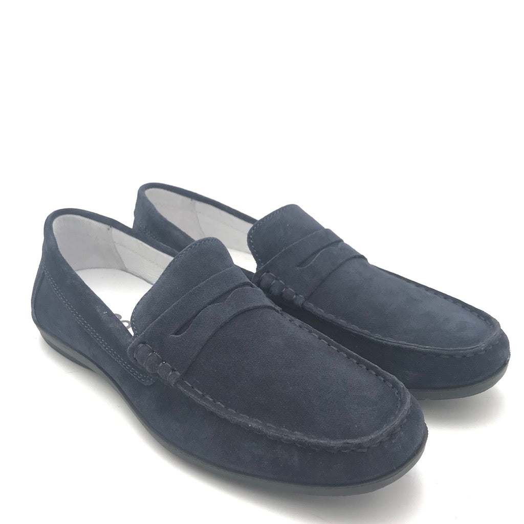 Zulian Calzature Mocassino Luke blu In Saldo