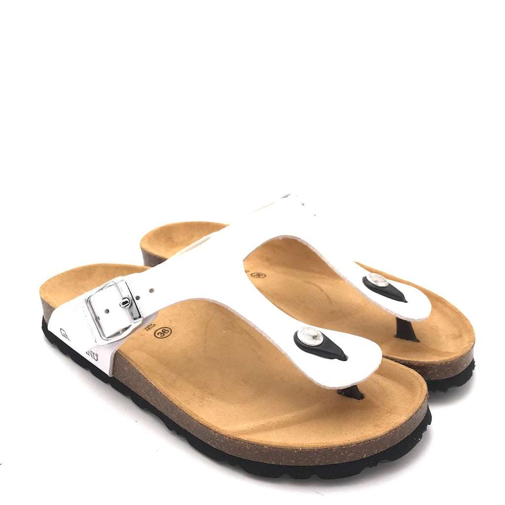 Zulian Calzature Ciabatta Sara infradito bianco Nuovo